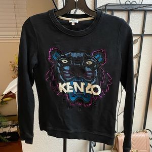 Kenzo embroidered tiger logo sweatshirt
